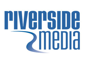 Logo for Riverside Media, LLC. Logo for Riverside Media, LLC.